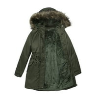 outfmvch дуксери за жени топло палто јакна надворешна облека ' обложени winterови зимски качулки дебели мантили за жени женски врвови со долги ракави