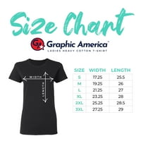 Графичка Америка биде kindубезна женска графичка маица