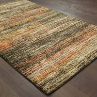 АВЛОН ДОМ АЛТОН Апстрактна ткаена област килим, 5,25 '7,55'