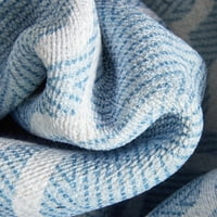 Добро ткаени Аполо решетки модерни марокански светло сина слонова коска 2'3 3'11 Темница за подрачје за перење машина