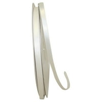 Reliant Ribbon Single Face Satin Сите прилика Антички бел полиестер лента, 3600 0,25