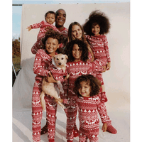 Семејство Гуеусу Божиќни Пижами Комплет За Возрасни Деца Облека За Спиење Ноќна Облека Фотографија Реквизит Облека За Забави