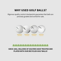 Насловот ДТ Троуфт топки за голф, жолти, квалитет на нане, пакет