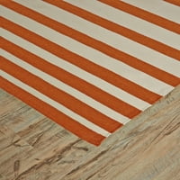 Саргасо I портокалово бело 5 '8' килим во областа