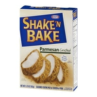 Kraft Shake 'N Bake: Seasoned Coiting Mi Parmesan Crusted Pk W Shaker Bag, 5. Оз