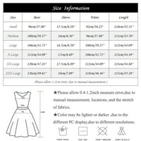 Фустани За Жени Боемски Печатени Кратки Ракави V-Вратот Должина На Коленото Фустан За Сонце Фустани За Плажа Црн XL