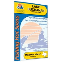 Мапа за риболов Бучанан и мастила, езеро