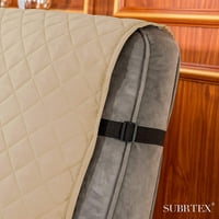 Subrte recliner стол цврста ткаенина од микрофибер, мал лизгач, песок