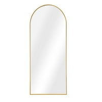 Неутип 67 x30 Алуминиум легура со целосна должина на огледало Archидно огледало Декоративно огледало, злато