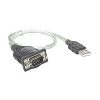 МЕНХЕТЕН USB До Сериски Конвертор, USB-Маж на DB Женски, Плодна PL - 2303ra Чип, во. кабел
