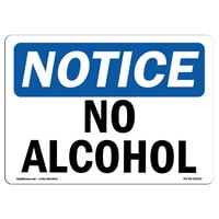 Известување Знак-ИЗВЕСТУВАЊЕ Без Алкохол
