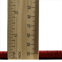 Ахгли Компанија Внатрешен Правоаголник Медалјон Црвени Традиционални Теписи, 6'9'