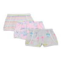Garanimals Baby & Toddler Girl Dolphin Shorts, 3 -пакувања, месеци - 5T
