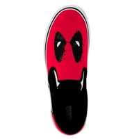 Marvel Deadpool Man's Canvas Slip-On Sneaker