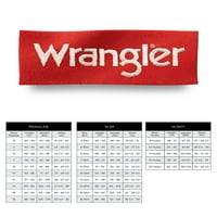 Директно фит гејмерски карго на Wrangler® Chart, големини со 4-18