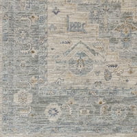 Уметнички ткајачи Ориентална традиционална област килим, сива, 2'7 7'3
