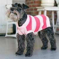 Гап домашно милениче, облека за кучиња, розов шарен џемпер од домашно милениче