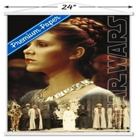 Војна на ѕвездите: Сага - Принцеза Леја-Церемонија Ѕид Постер Со Дрвена Магнетна Рамка, 22.375 34