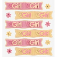 Налепници за банер на девојче на olоли
