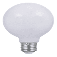 Голема вредност LED сијалица, 5,5-вати Г деко-сијалици Е база, дневна светлина, 3-пакет, Калифорнија