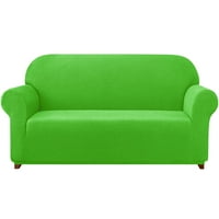 Subrte Solid Print Polyester Sofa Slipcover, зелена трева