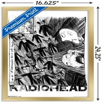 Радиохед-Чкртање Ѕид Постер, 14.725 22.375