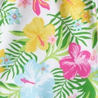Тропски цветни шорцеви на девојчиња за бебиња