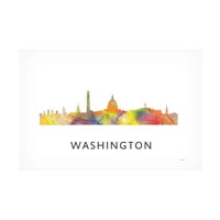 Марлен Вотсон 'Вашингтон ДЦ Скајлин' платно уметност