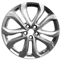 Каи 7. Преиспитано тркало од алуминиумска алуминиум ОЕМ, сите насликани светло пушено хиперсилвер, се вклопуваат - Mazda CX9