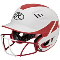 Ролингс Вело Сениор 2-Тон Софтбол Вата Шлем w Faceguard