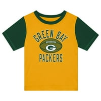 Green Bay Packers Inf Tod Boy SS Tee Short Set 9k1i2fgez 2t