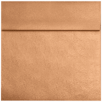 Коверти за коверти и печати за покана за хартија, 80lb, 1 2, бакар металик, пакет