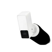 Ева Надворешна Камера - безбедна камера за рефлектори со apple HomeKit безбедна Видео технологија-Бело