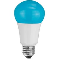 LED сијалица со одлична вредност, 9W A LAMP E средна основа, не-потпорна, сина, 2-пакет