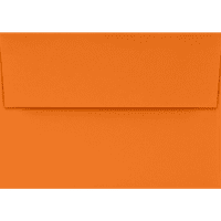 Luxpaper 4bar Покани коверти, Peel & Press, 1 8, мандарински портокал, 80lb, 1, пакет