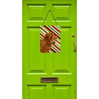 Каролини Богатства SS4579DS Susse Spaniel Бонбони Трска Празник Божиќ Ѕид Или Врата Виси Отпечатоци, 12x16