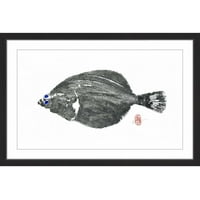 Папагал риба Рамка за печатење во сликарство