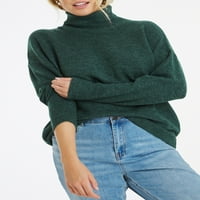 Едноставно бидете женски плус големина со фино џемпер од желка