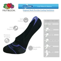 Плод На Разбојот Женски Кулзон Памучни Амортизирани Чорапи За Глуждот, 6-Пакет